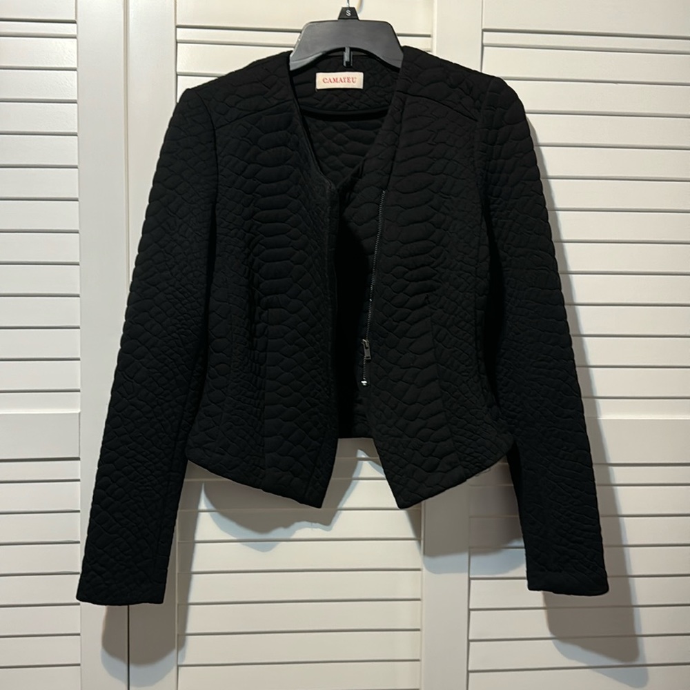 Camaieu jacket, size S, black, long sleeves